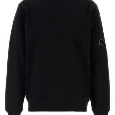 C.P. Company Men Black Cotton Sweatshirt