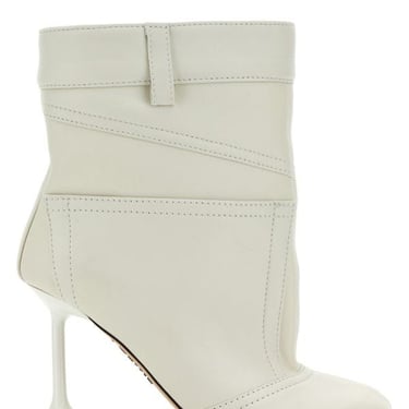 Loewe Woman Ivory Nappa Leather Toy Ankle Boots