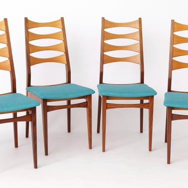 4 Vintage Dining Chairs 1960s - German Design 