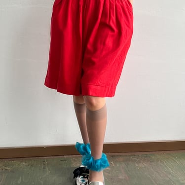 Poppy Raw Silk Shorts (M)