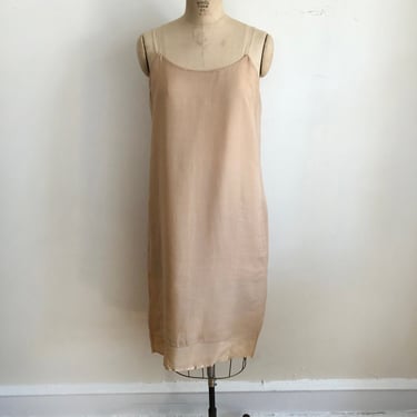 Silk Crepe Flapper Dress - 1920s 