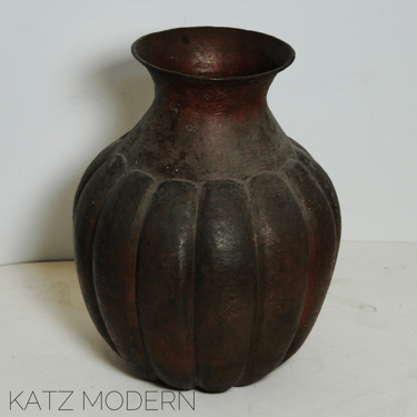 1960s Mexican Hammered Copper Vase