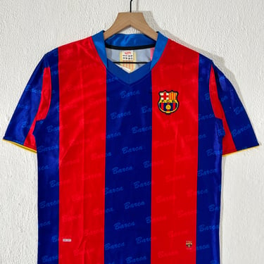 Vintage 1990's Barcelona FC Bootleg Kit Sz. L