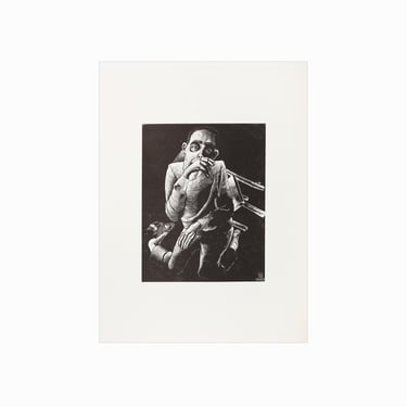 William Schaff Print on Paper Scratchboard Portfolio Plate Limited of 40 