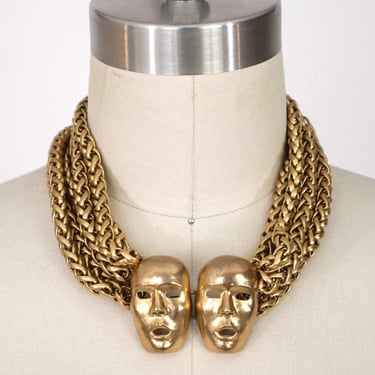 Isabel Canovas Mask Chain Necklace