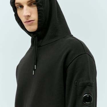 C.P. Company Men Diagonal Fleece Hooded Sweatshirt