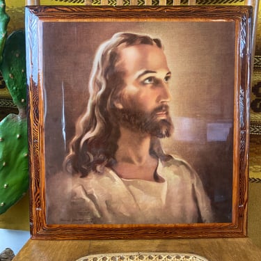 Vintage Warner Sallman “Jesus” Decoupage 