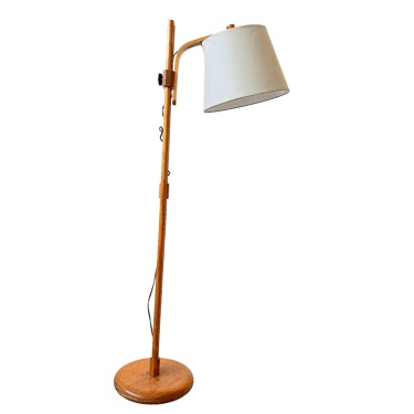 Scandinavian Adjustable Wood Floor Lamp