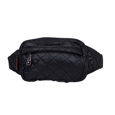 MZ Wallace - Black Quilted Belt Bag