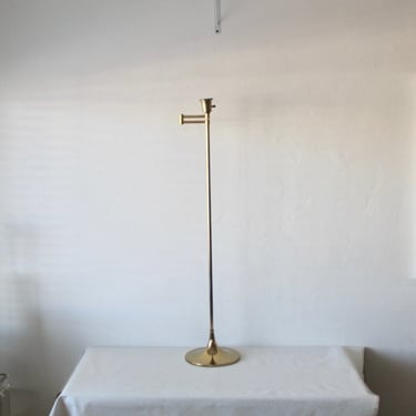 Laurel Lamp Co. Brass Tulip Floor Lamp Vintage Modern 