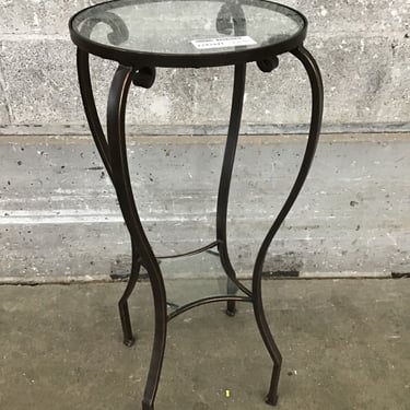 Glass Top Plant Stand (Seattle)