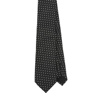 Tom Ford Men Micro Dot On Weave Silk Tie