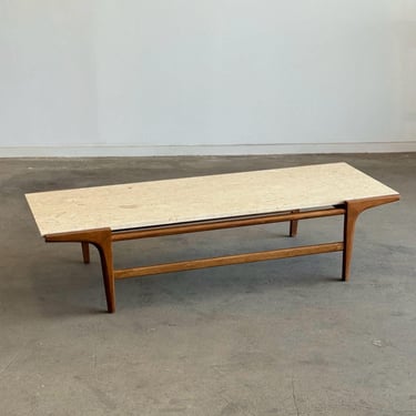 Sculptural coffee table with Terrazzo 