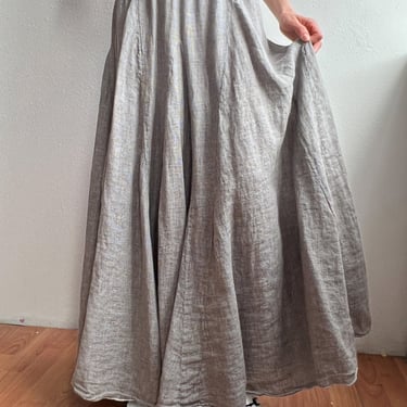 CP Shades Flowy Linen Skirt (L)