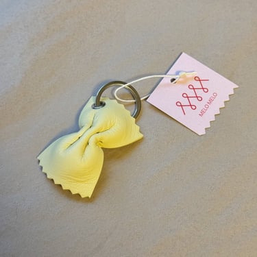 Melo Melo | Handcrafted Leather Farfalle Keychain