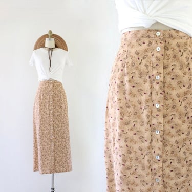 micro rosebud maxi skirt 28-32 
