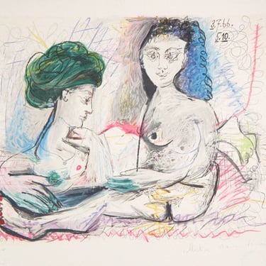 Deux Femmes Nues, Pablo Picasso (After), Marina Picasso Estate Lithograph Collection 
