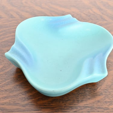 Van Briggle Arts & Crafts Turquoise Glazed Ceramic Tray or Catchall