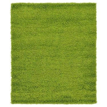 Shag Rug in Green