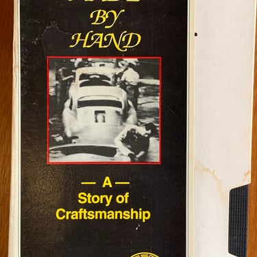 Made By Hand: A Story of Craftsmanship, Vintage Porsche 356 VHS Documentary Tape 