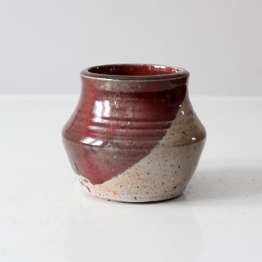 vintage studio pottery vase 