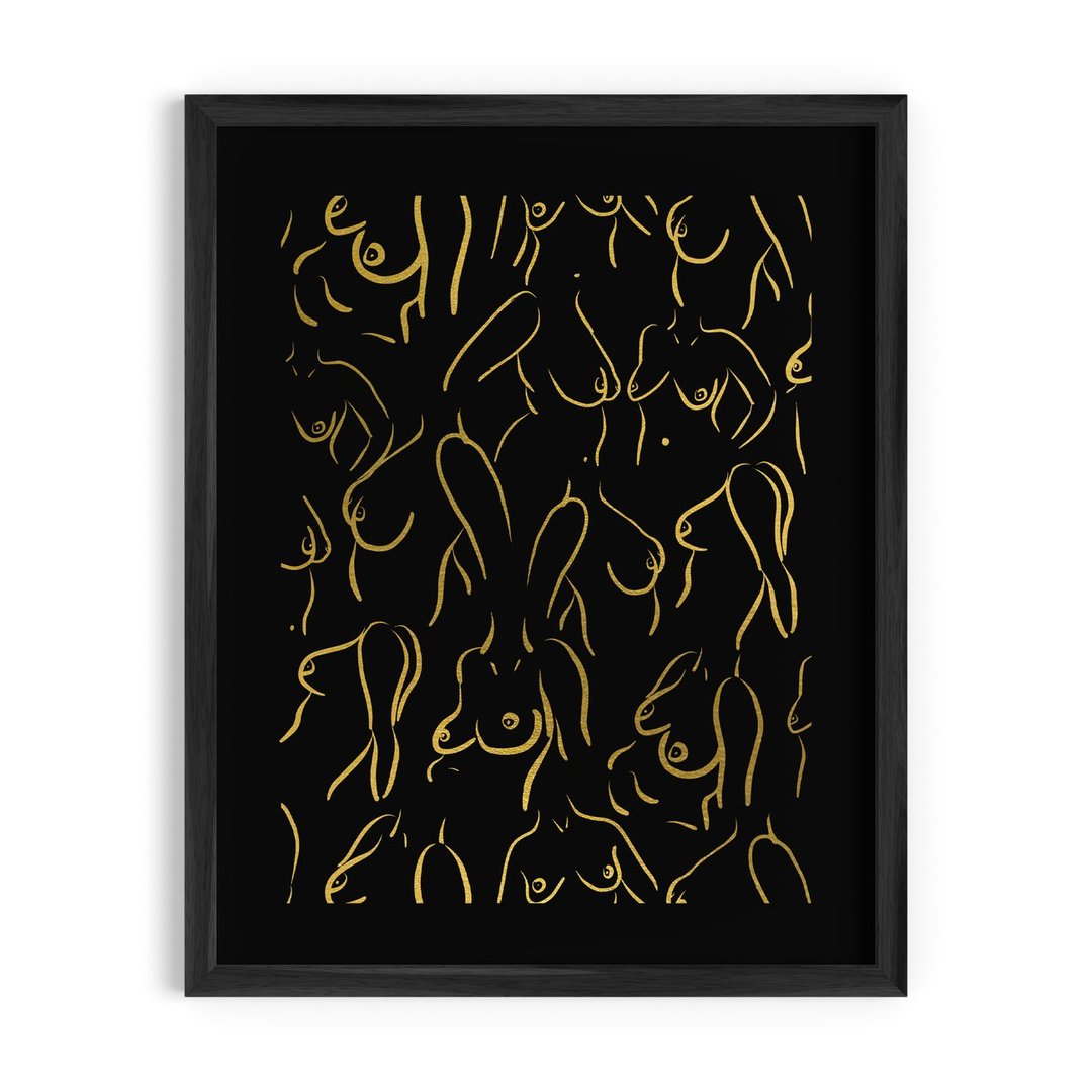 Nudes No. 1 Gold Foil Art Print | National Museum of Women in the Arts | Washington, DC