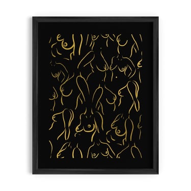 Nudes No. 1 Gold Foil Art Print | National Museum of Women in the Arts