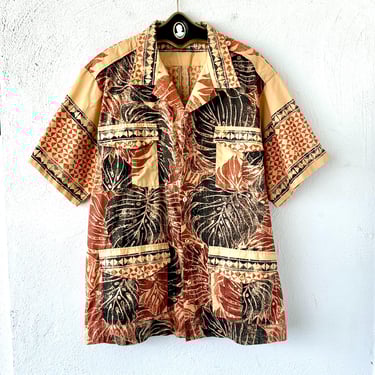 The ono shirt by liberty house Vintage Coffee Bean Hawaiian