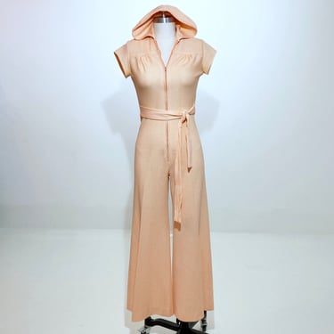 Hooded 70s Jumpsuit