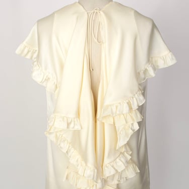 Magda Butrym Silk Ruffle Blouse