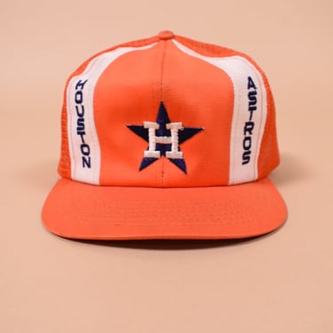 Orange 70s Houston Astros Mesh Hat By MLB, L