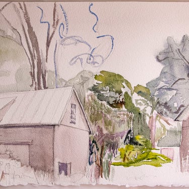 Julie Schaffer | "Sky and Trees at the Barn"