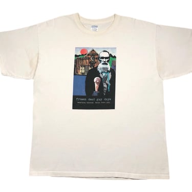Vintage 2003 “Frozen Dead Guy Days” Nederland Colorado Funny Art Style Graphic T-shirt Size XL 