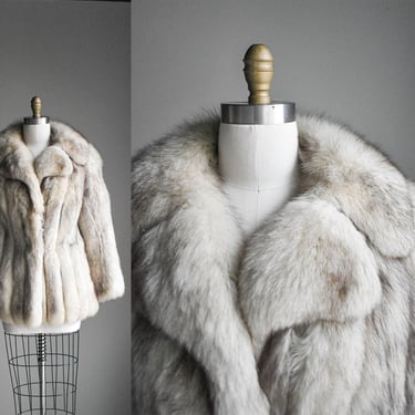 Vintage Arctic Fox Fur Coat 