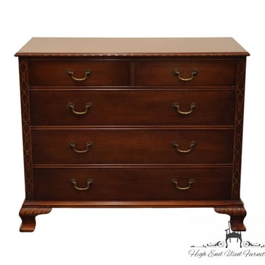 KINDEL FURNITURE Grand Rapids, MI Solid Mahogany Traditional Style 44″ Chest of Drawers - Oxford Finish 