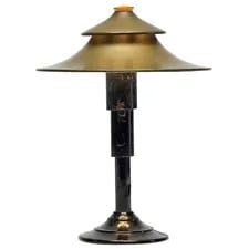 Art Deco Modernistic Table Lamp by  Leroy C. Doane for Miller Co.