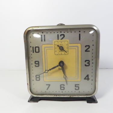 Vintage Ingraham Dawn Display Clock 