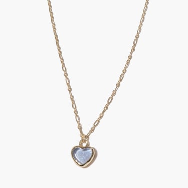 Cled Heart Charm Necklace