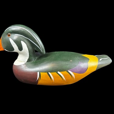 #Painted Wooden Duck