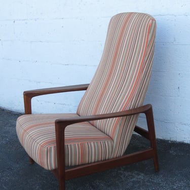 Folke Ohlsson DUX Mid Century Modern Reclining Lounge Chair 1894