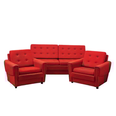 Eastern bloc Vintage living room set, Czechoslovakia, 1970s 