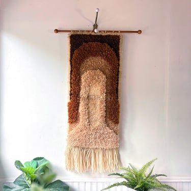 Vintage Sculptural Textile Wall Art By Ron Brejtfus | Urban