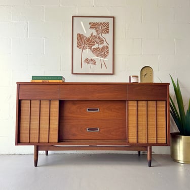 Mid Century Walnut Credenza by Hooker Mainline