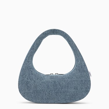 Coperni Baguette Swipe Bag In Denim Women