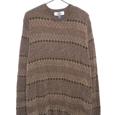 Chenille Geometric Sweater