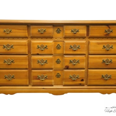 STANLEY FURNITURE Knotty Pine Rustic Country Style 66" Triple Dresser 371-130-29970 