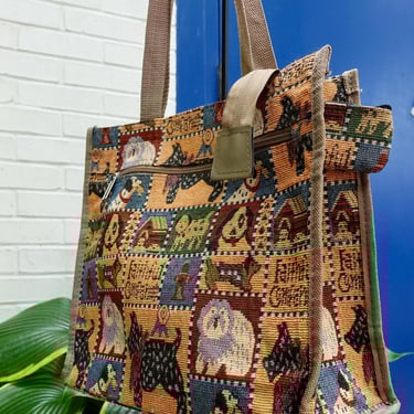 Tapestry Dog Tote And Coin Purse For Dog Lovers 