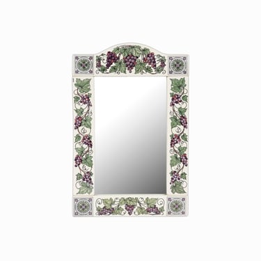 Santa Barbara Ceramic Design Tile Mirror Wall Art Nouveau 