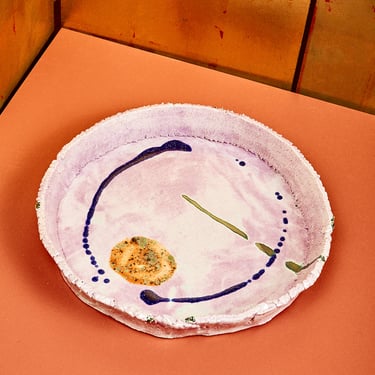 Ceramic Platter in Lavender