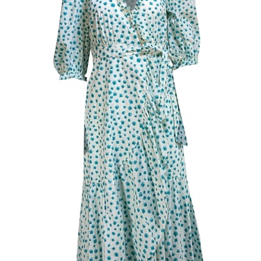sage green lace bridesmaid dresses Rebecca Taylor Bellamy Silk Dress in Cream Multi at Nordstrom, Size 6 main image 0